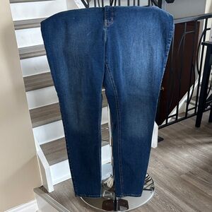Slim High-Rise Tall Dark Blue Skinny Jeans for Women